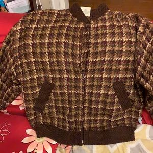 Boyne valley weavers zip jacket vintage